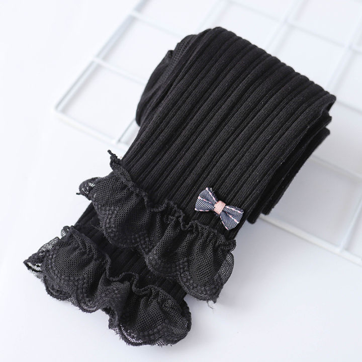 Warm%20Baby%20Girls%20Leggings%20Lace%20Bowknot%20%20Solid%20Candy%20Color%20Toddler%20Children%20Fashion%20Girls%20-%20Image%202