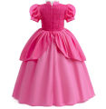 Carnival Halloween Vest Party Dress Kids Cosplay Princess Peach Elegant Dress Dress for Women Baby Kids Costume 2-10 Years Old. 