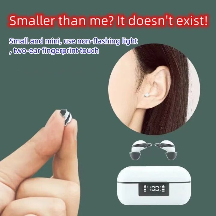 New Super Mini Wireless Bluetooth Headset Hidden Earphones