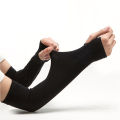 1 Pair Lets sillim / Aqua x hand sleeve uv outdoor sports sun protection black. 