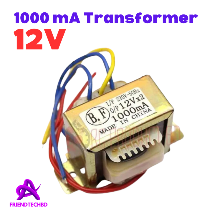 12v%201000%20mA%20Transformer%20Input%20AC%20220V%2050Hz%20Output%20DC%2012%20Volt%201A%20Step%20Down%20Transformers%20For%20Power%20Supplies%20-%20Image%202