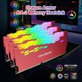 COOLMOON DDR1 DDR3 DDR4 RGB RAM Cooling Heatsink 5V 3PIN ARGB AURA SYNC Memory Radiator Cooler for Computer LP. 
