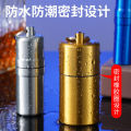 05/10/20 Pcs Mini Portable Cigarate Case with Keychain Capsule Waterproof Metal Cigaretes Cigar Box for Gift. 