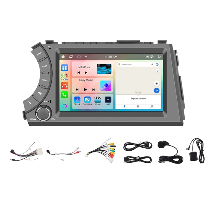 7 Inch Car Radio Android Multimedia Player for Actyon 2012-2014 Car ...
