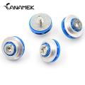 4pcs Isolation Grommet 450712-001 Mute Mounting Blue Screws For HP 3.5 HDD DC7800 DC7900 8000 8100 Z400 Z600 Screws.