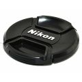 Center-Pinch Snap-On Front Lens Cap Cover For Nikon DSLR Camera Filters Filter 52mm/55mm/58mm/62mm/67mm/72mm/77mm/82. 