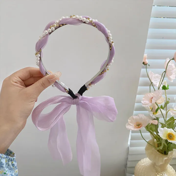 Korean%20Style%20Hair%20Tie%20Headband%20Hair%20Band%20Head%20Band%20Accessories%20%20%20For%20Women%20/Girls%20-%20Image%203