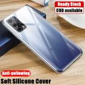 lthmy for OPPO A95 4G CPH2365 Flexible Soft Matte Black Crystal Clear Phone Case Silicone Protective Back Cover. 