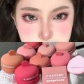 【Popular】 Monochrome Blush Cream Make Up Lasting Easy To Color Blush Palette Mousse Mud Matte Pink Peach Cheek Rouge Pigment Cosmetic. 