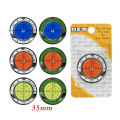 Golf Slope Putting Level Reading Ball Marker & Hat Clip Outdoor Golfing Sports Training Tool Cologo.