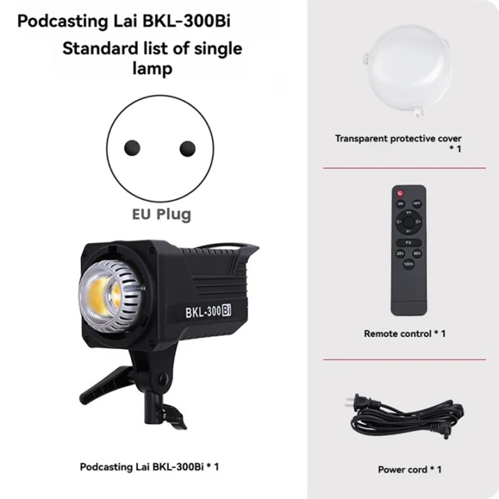 300W%20Bi%20LED%20Video%20Light,%20Continuous%20LED%20Lighting%20with%202.4G%20Wireless%20Remote%20for%20Portrait,%20Outdoor%20Photographic%20EU%20Plug%20-%20Image%203