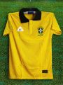 Brazil Jersey 2025/26 Short Sleeve Polo Football Jersey For Men - Half Sleeve Polo - Brazil Jersey 2026/27. 