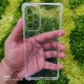For Samsung Galaxy A73 5g Clear Cover Soft Thin Anti-Scratches Crystal Back Case(Transparent) (Back Case Cover For Smartphone). 