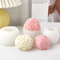 Aromatherapy Gypsum Soap Ice Cube Mold Home Decor Wool Ball Silicone Candle Mold Irregular Braided Ball Rope Knot. 
