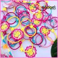 50 Pieces Elastic Rubber Hair Band For Girls.
