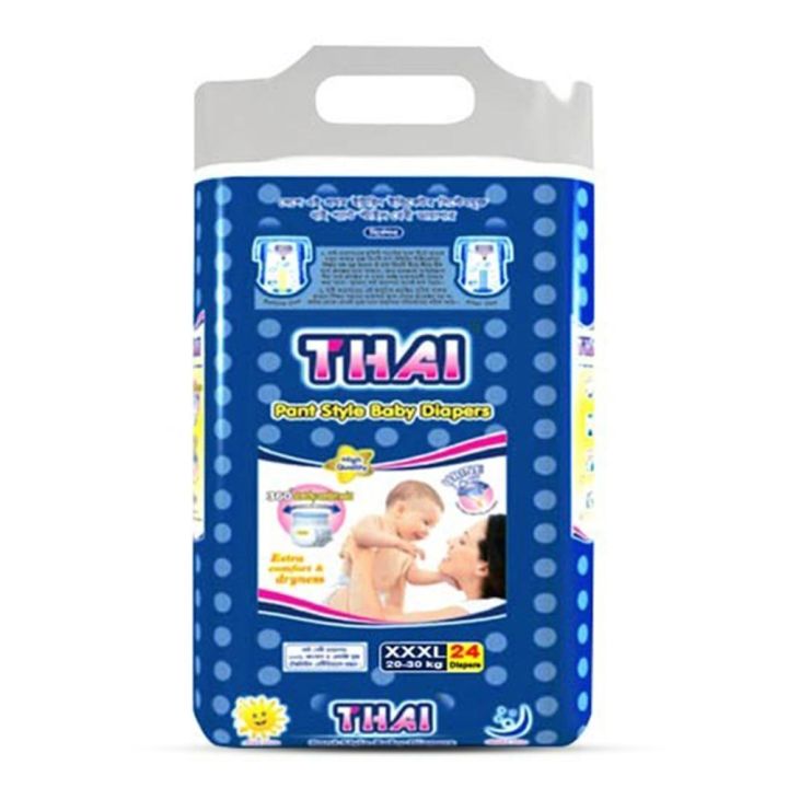 Thai Baby Diaper Pant XXXL (20-30 Kg) 24 Pcs