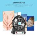 Xiaomi Portable Mini Fan Air Cooler USB Chargeable Desktop Fans 3 Mode Speed Regulation Summer Outdoor Hand Fans with LED Lights. 