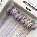 20 Pcs vintage Washi Tape Set Scrapbooking Diy Journal Stationery Masking Tapes Deco Art Supplies Gift Sticker. 