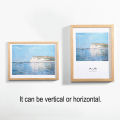 Nature Solid Simple Wooden Picture Frame A4 A3 Black White Coffee Wood Color Photo Frame with Mats for Wall Poster Frame.