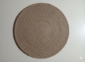 Eco-Friendly Jute Fiber Wall Clock for Modern Home Décor.