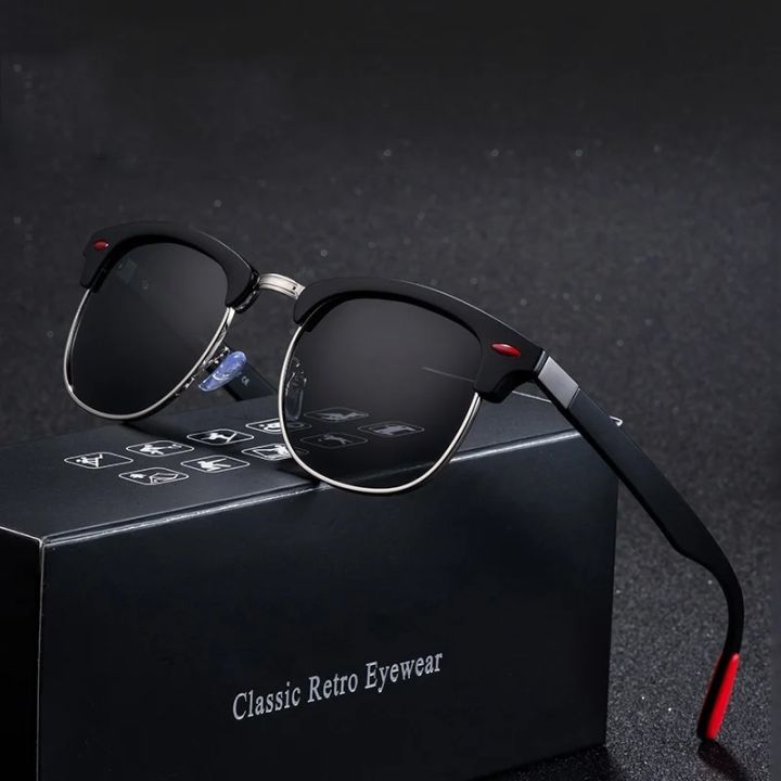 Classic Polarized Sunglasses Men Women Retro Brand Designer