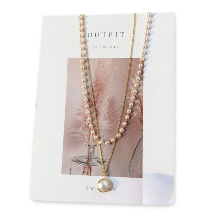 Necklaces%20/%20a%20Double%20Layer%20Necklace%20for%20Women%20and%20Girls%20-%20Image%204