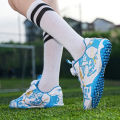 Children's Football Shoes Boy TF Broken Nail Sports Brush Shoe Breathable Elementary School Student Rotating Button Outdoor Training Shoes Boy. 