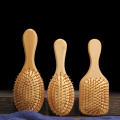 Bamboo Combs Massage Hair Brush Anti-Static Tangles Curly Hair Reduce Women Hair Loss Improve Scalp Health Styling Tools.
