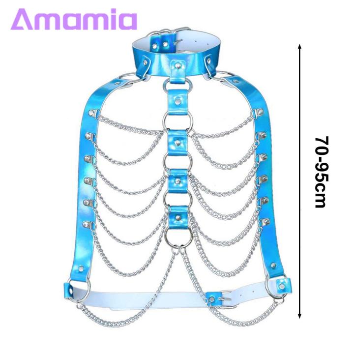 Chest%20Chain%20Sparkling%20Holographic%20Body%20Chain%20for%20Festivals%20Parties%20Trendy%20Women's%20Waist%20Chest%20Harness%20Jewelry%20Fashion%20Waist%20Chain%20-%20Image%202