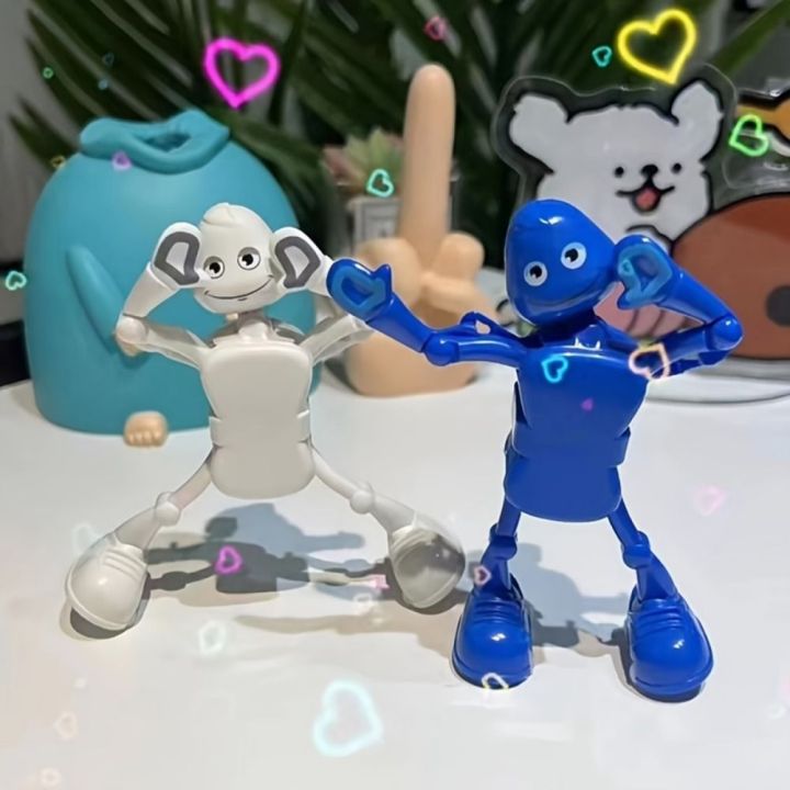 Walking Robot Toy Wind Up Windup Robot Dancer Toy Plastic Creative on The Chain Clockwork Robot Fun Spring Dancing Robot Dancing Clockwork Robot New Year Gift
