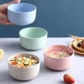 1/5Pcs Wheat Straw Bowl Fruit Vegetable Dessert Rice Bowl Safe Household Tableware Kitchen Dining. 