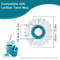 Microfiber Replacement Head Hands-free Rotating Mop Cloth For Leifheit Heads Clean Disc Mop Micro Cleaner Pad Replaceable Mop. 