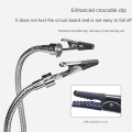 Black Soldering Auxiliary Clip with Alligator Clip Magnifier for PCB Board Weld Repair Soldering Station Third Hand Tool.