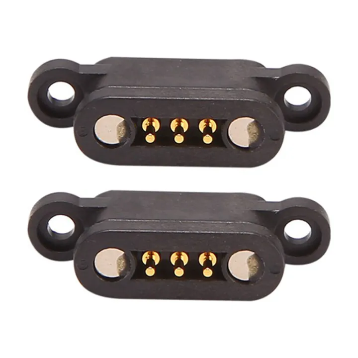 6%20Pairs%20Spring%20Loaded%20Magnetic%20Pogo%20Pin%20Connector%203%20Positions%20Magnets%20Pitch%202.3MM%203P%20Through%20Holes%20Male%20Female%20Probe%20-%20Image%206