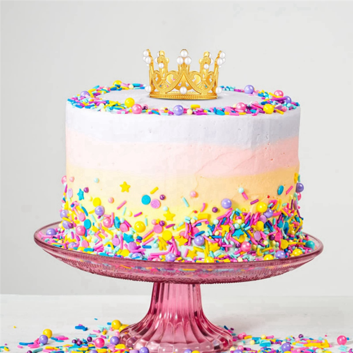 4Pcs%20Gold%20Crown%20Princess%20Crown%20Cake%20for%20Birthday,%20Wedding,%20Party%20and%20Baby%20Shower%20Crown%20-%20Image%207