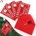 Santa Claus Christmas Non-woven Fabric Envelope Pendant Xmas Tree Ornaments Christmas Candy Bags Home Party Xmas Decor New Year Gift. 