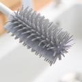 Dish Brush Dish Scrubber Pan Brush Non Stick Dish Pan Brush with Bamboo Handle, Dishwashing and Cleaning Double Head Pan Brush and Cup Brush.