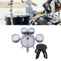 Kids Jazz Drum Set, Different Thickness Children Drum Set for Home Use. 