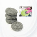 Stainless Steel Scourer (Majuni) Scourer Dish Bowl Cleaning Scrubbers for Kitchens 4pcs.