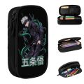 Six Eyes Sorcerer JJK Pencil Case Gojo Satoru Jujutsu Kaisen Pencil Box Pen Holder Big Capacity Bags School Supplies Stationery. 