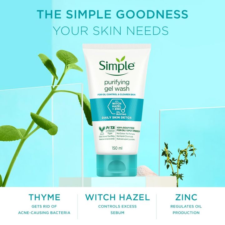 Simple Purifying Gel Wash - 150ml