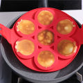 7 Holes Nonstick Baking Mold Silicone Pancake Maker Ring Fried Egg Molds for Family Cooking Kitchenware Gadgets. 