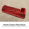 Classic Plate Stand Plastic, Plastic Plate Stand Display Holder For Kitchen. 