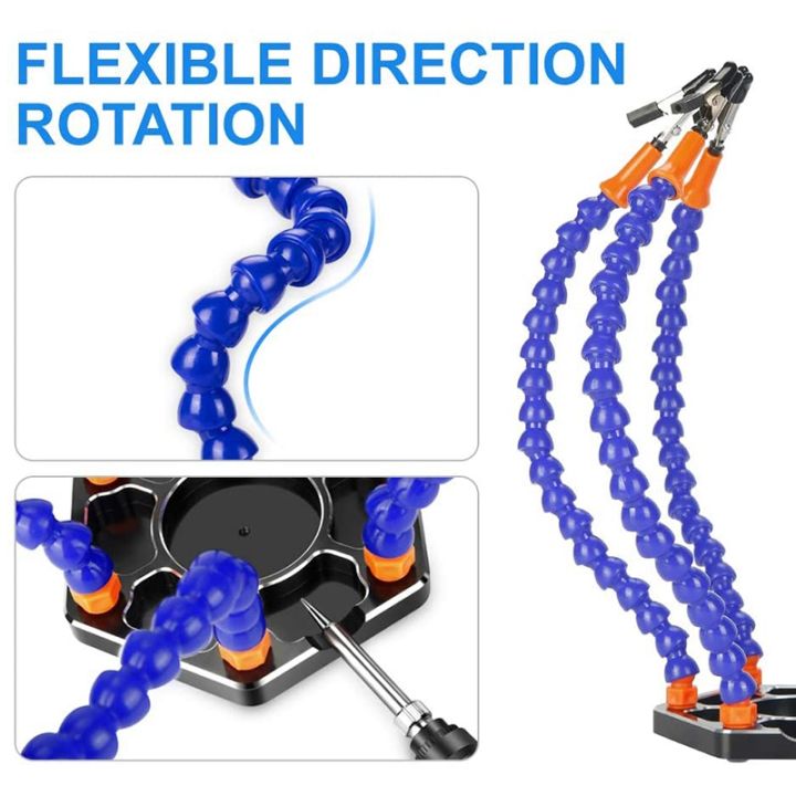NCANRUI%20Bench%20Vise%20Work%20Vise%20Welding%20Table%20with%206%20Flexible%20Arms%20Soldering%20Iron%20Stand%20PCB%20Soldering%20Repair%20-%20Image%202