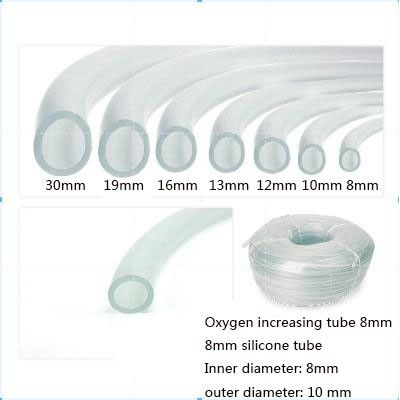 1metre Aquarium silicone hose aquarium filter aeration tube submersible pump transparent hose