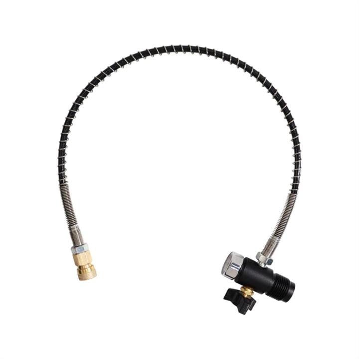 24Inch PCP Scuba Diving HPAT Valve CO2 Filling Station Refill Adapter G5/8 Male Replacement Accessories