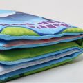 Yfashion 1pc Baby Early Learning Soft Cloth Books Creative Squeak Crinkle Book Puzzle oys ifts for Kids Style:an. 