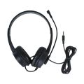 3.5mm H500 Service Headphone Call Center Headset Telephone Traffic Earphone Customer Communication 360 Degrees Computer Headset. 