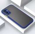 for Infinix Hot 12 Back Cover Personality Frosted Translucent Rigid Phone Case Full Lens Protective Case.