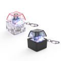 Mechanical Switch Keychain With LED Light Keyboard Key Chain Fidget Toy Keycap Stress Relief Novelty Toys Fidget Button Keyring Huiye. 